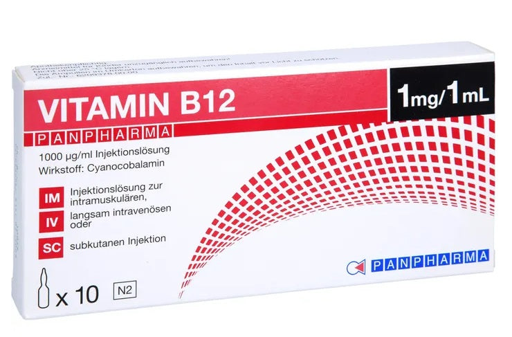 VITAMIN B12 1000 μg/ml Ampoule 10X1 ml