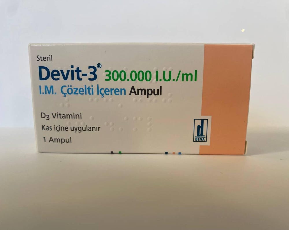 Vitamin D3 300,000 IM IU/ml ampoule 1ml