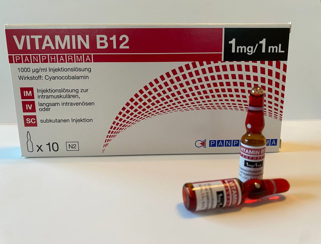 VITAMIN B12 1000 μg/ml Ampoule 10X1 ml